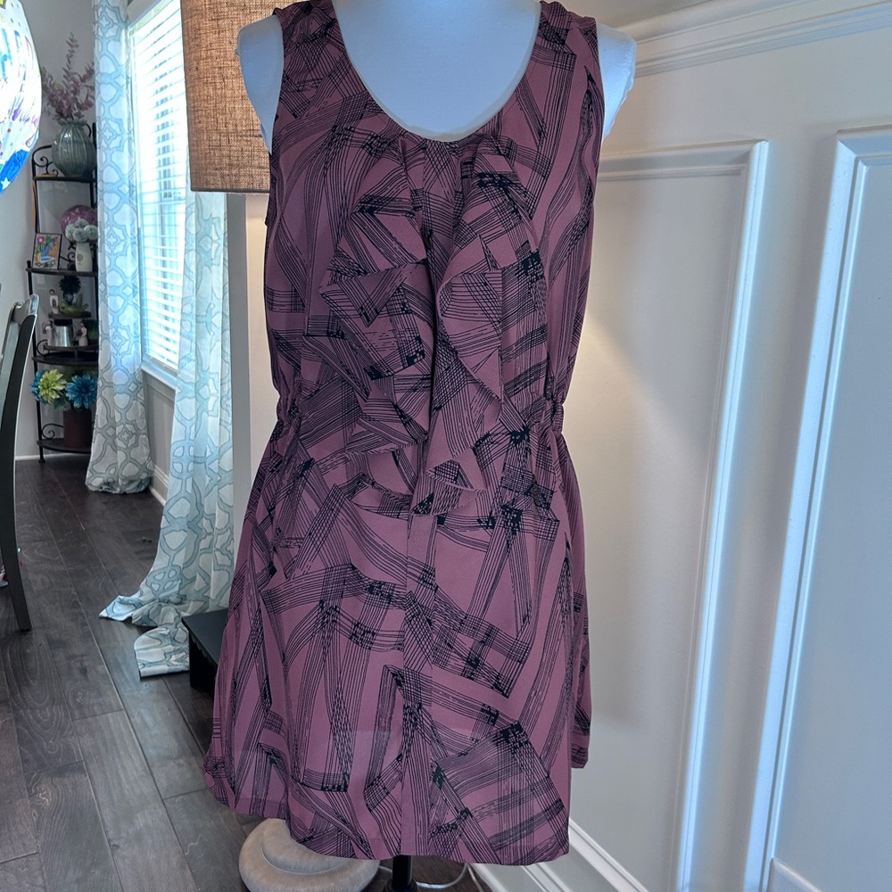 Nümph NWOT ruffle front elastic waist dress